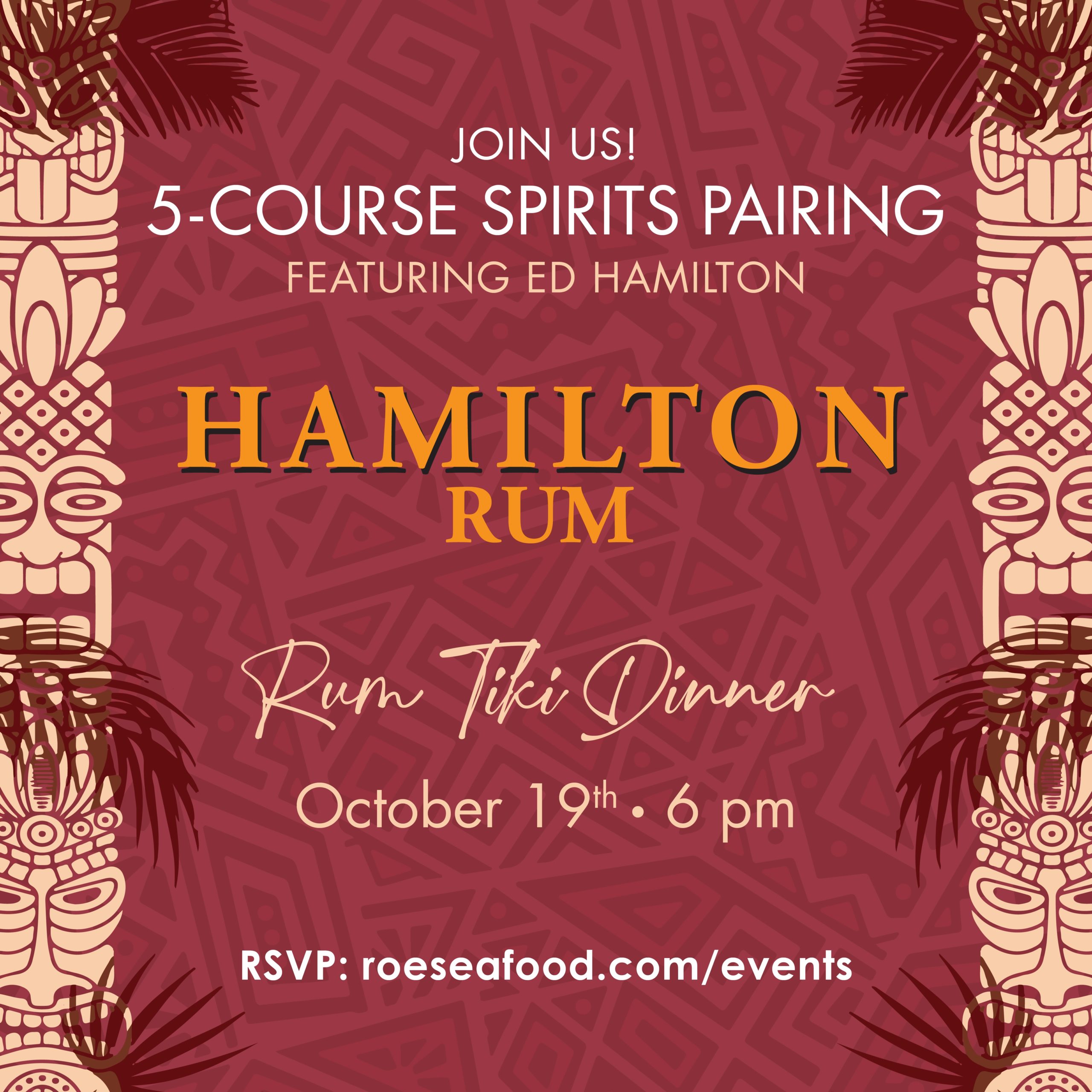 Rum Dinner - Hamilton