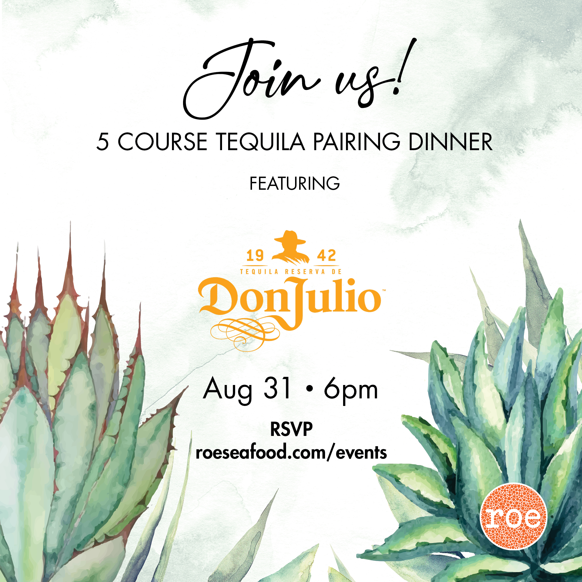 Tequila Dinner - Don Julio