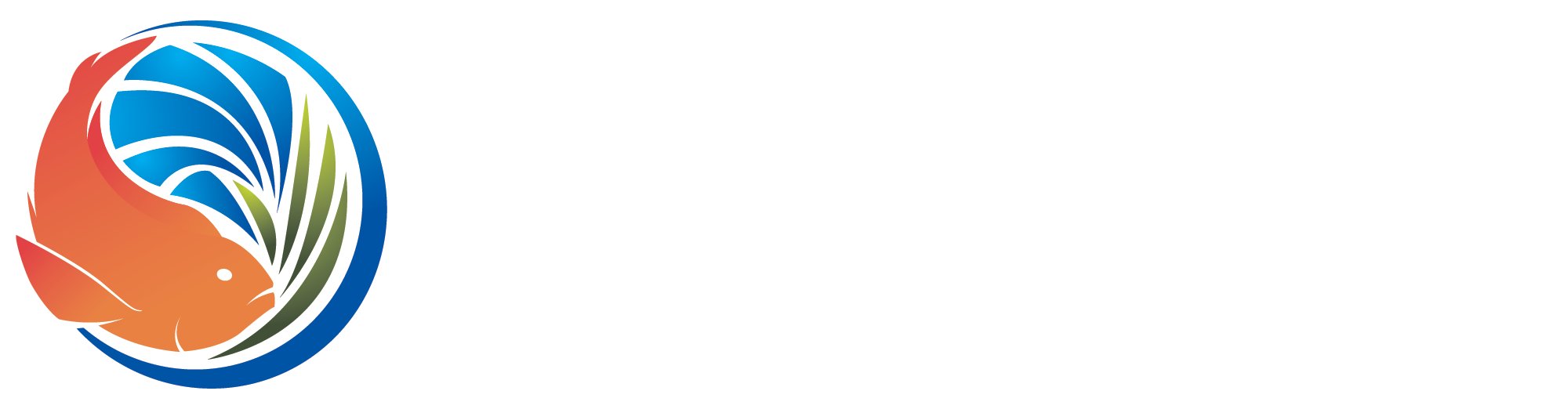 Orange County Coastkeeper logo with an orange fish and green aquatic plants inside a blue circle.